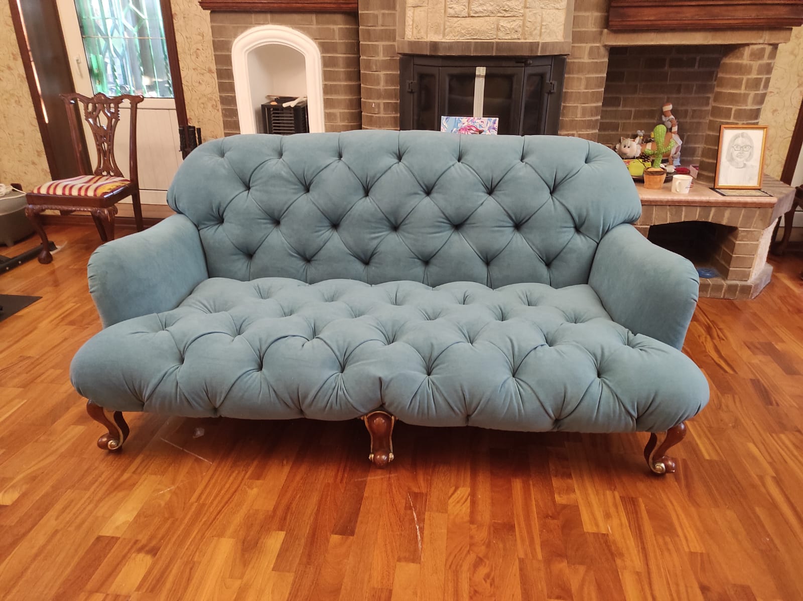 Обивка дивана. Могоча